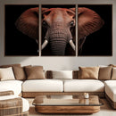 Wild Elephant Wall Art Canvas Print, Africa Savannah Wild by MyGreatCanvas | Canvas Wall Art Prints | Photo Prints & Wall Decor