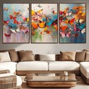 Abstract Butterfly Wall Art Canvas Print