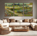 Vincent van Gogh Garden at Arles Wall Art Canvas Print
