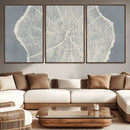 Abstract Tree Ring Wall Art Canvas Print – Nature-Inspired,
