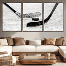 Winter Ice Hockey Sport Canvas Wall Art Print - Hockey Wall by MyGreatCanvas | Canvas Wall Art Prints | Photo Prints & Wall Decor