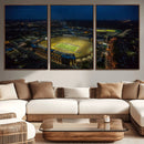Michigan Stadium Night Game Wall Art – Sports Arena Aerial by MyGreatCanvas | Canvas Wall Art Prints | Photo Prints & Wall Decor
