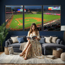 Angel Stadium Aerial Canvas Print – Los Angeles Angels