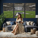 Dallas Cowboys Football Team Print - Arlington AT&T Stadium