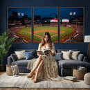 St. Louis Cardinals Baseball Team Print - Busch Stadium Wall