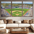 Citi Field Wall Art Print | 3-Panel New York Mets Baseball