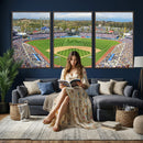 Citi Field Wall Art Print | 3-Panel New York Mets Baseball