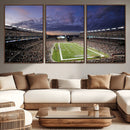 New England Patriots Football Team Print - Foxborough by MyGreatCanvas | Canvas Wall Art Prints | Photo Prints & Wall Decor
