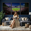 Houston Astros Baseball Print Canvas - Houston Minute Maid