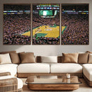 TD Garden Basketball Canvas Wall Art - Boston Celtics Live by MyGreatCanvas | Canvas Wall Art Prints | Photo Prints & Wall Decor