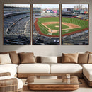 New York Yankees Baseball Team Print - Yankee Stadium Wall