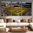 Yankee Stadium New York Wall Art Print | 3-Panel Canvas