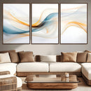 Decorative Turquoise Abstract Wave Wall Art Canvas Print by MyGreatCanvas | Canvas Wall Art Prints | Photo Prints & Wall Decor