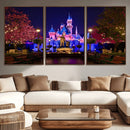 Castle Large Wall Art Disney Magic Kingdom Kids Room Decor - by MyGreatCanvas | Canvas Wall Art Prints | Photo Prints & Wall Decor
