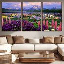 Wildflower Canvas Print – Blooming Floral Meadows with