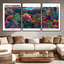 Framed Yayoi Kusama 1986 Wall Art Print – Japanese Wall Art
