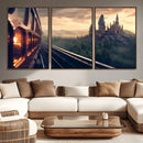 Harry Castle Wall Art Canvas Print, Wizard School Wall Art