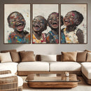 Shai Yossef Print - Joyful Childhood Canvas Wall Art -