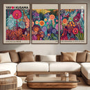 Yayoi Kusama Wall Art Canvas Print, Abstract Art, Large