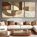 Wabi Sabi Geometric Wall Art | Abstract Modern Minimalist