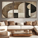 Wabi Sabi Abstract Wall Art | Geometric Modern Minimalist