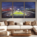 Kroger Field Canvas Wall Art - Kentucky Stadium Wall Art