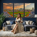 Chicago Wrigley Field Wall Art Canvas Print – Iconic