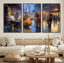 Colorful Jazz Wall Art - African American Music Canvas Print