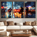 African American Jazz Canvas Wall Art Print – Abstract Music