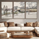 The Bow Bridge in Central Park Canvas, The Bow Bridge Canvas by MyGreatCanvas | Canvas Wall Art Prints | Photo Prints & Wall Decor