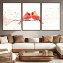 Cardinal Bird Canvas Wall Art - Male and Female Cardinal by MyGreatCanvas | Canvas Wall Art Prints | Photo Prints & Wall Decor