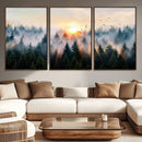 Abstract Forest Wall Art - Serene Nature Canvas Print with by MyGreatCanvas | Canvas Wall Art Prints | Photo Prints & Wall Decor
