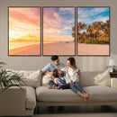 Tropical Beach Wall Art Canvas Print – Framed Palm Trees by MyGreatCanvas | Canvas Wall Art Prints | Photo Prints & Wall Decor