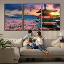Mount Fuji Cherry Blossom Wall Art Canvas Print – Framed by MyGreatCanvas | Canvas Wall Art Prints | Photo Prints & Wall Decor