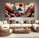 Abstract Mountain Wall Art Canvas Print – Vibrant Stylized by MyGreatCanvas | Canvas Wall Art Prints | Photo Prints & Wall Decor