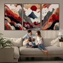 Abstract Mountain Wall Art – Framed Vibrant Landscape Canvas by MyGreatCanvas | Canvas Wall Art Prints | Photo Prints & Wall Decor