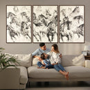Running Horses Wall Art Canvas Print – Framed Galloping Herd