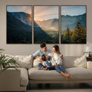 Yosemite Valley Wall Art Canvas Print – Framed Mountain