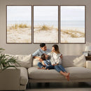 Beach Dunes Wall Art Canvas Print – Framed Serene Coastal