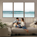 Surfing Wall Art Canvas Print – Framed Ocean Waves