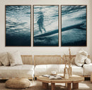 Underwater Surf Wall Art – Framed Ocean Wave Canvas Artwork, by MyGreatCanvas | Canvas Wall Art Prints | Photo Prints & Wall Decor