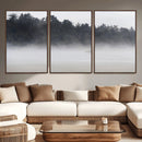 Surfer Fog Wall Art Canvas Print – Framed Foggy Beach Scene by MyGreatCanvas | Canvas Wall Art Prints | Photo Prints & Wall Decor