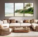 Relaxing Beach Wall Art Canvas Print – Framed Ocean View by MyGreatCanvas | Canvas Wall Art Prints | Photo Prints & Wall Decor