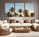 Palm Trees Wall Art Canvas Print – Framed Tropical Vibes by MyGreatCanvas | Canvas Wall Art Prints | Photo Prints & Wall Decor