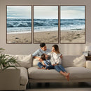 Ocean Wall Art Canvas Print – Moody Coastal Seascape Scene