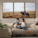 Cowboy Wall Art Canvas Print – Framed Western Rustic Ranch