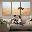 Buffalo Wall Art Canvas Print – Framed Western Wildlife