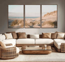 Beach Landscape Wall Art Canvas Print – Framed Sand Dune
