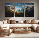 Yosemite National Park Wall Art Canvas Print – Framed