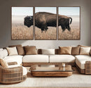 American Bison Wall Art Canvas Print – Majestic Buffalo